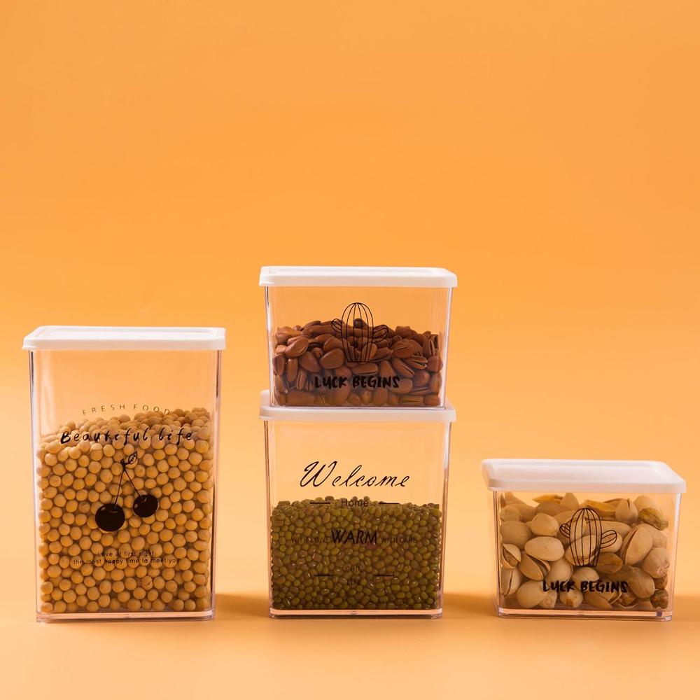 Kaktus bedruckt, klar versiegelt, gemüsefach, kühlschrank, kunststoff, Snacks, lebensmittelaufbewahrungsboxen, konservierungsbox, behälter, küchenbedarf