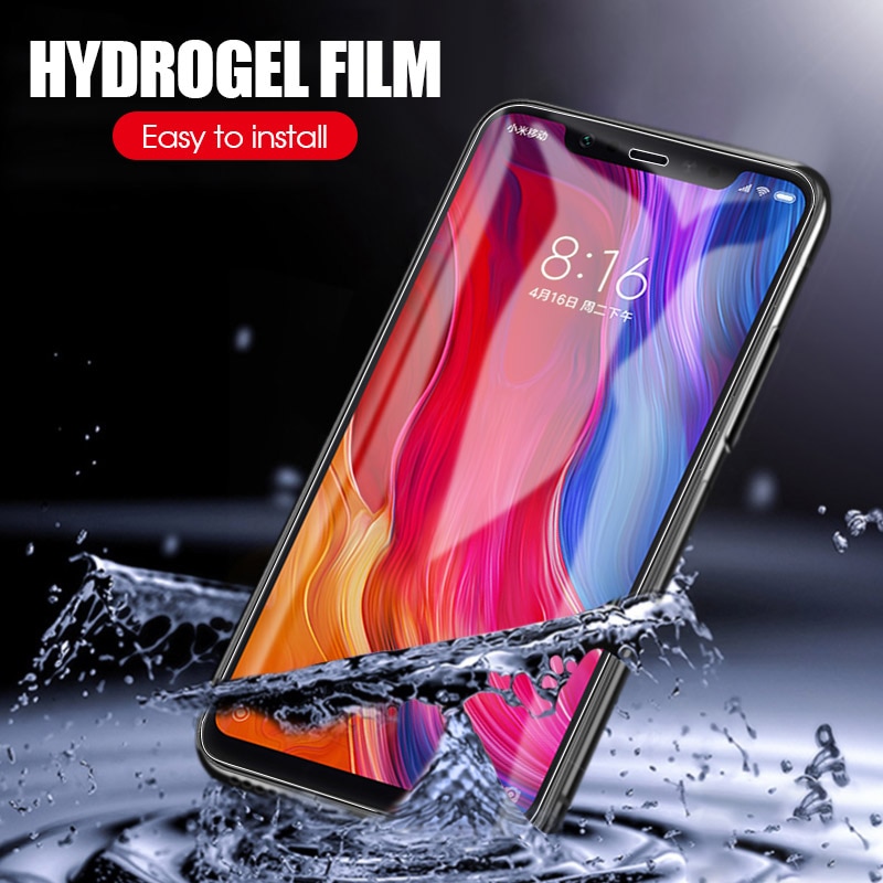 De hidrogel de película para Xiaomi mi 8 9 Lite Pocophone F1 mi 6 A2 jugar mi x 3 mi 6X mi 6 mi 8 mi 9 SE mi 9T Pro Protector de pantalla