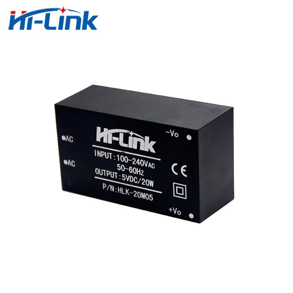 20w ac dc strømforsyning step-down hilink modul 5v 4a hlk -20 m 05