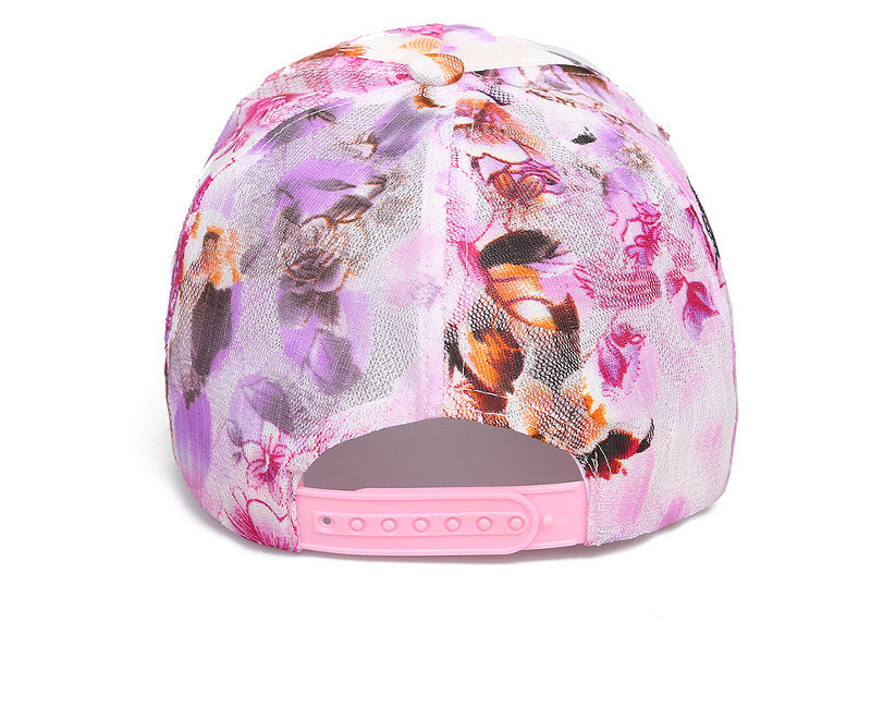 Bonés femininos de beisebol estampados, boné de hip-hop, boné de sol feminino, boné com chapéu gorros para mulheres, chapéu snapback