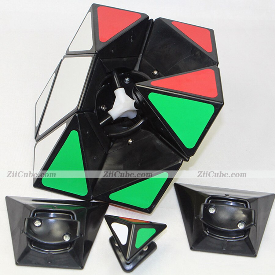 Lanlan big skewb squished cube ll j linマジックパズルキューブステッカープロの教育ツイスト知恵おもちゃゲーム