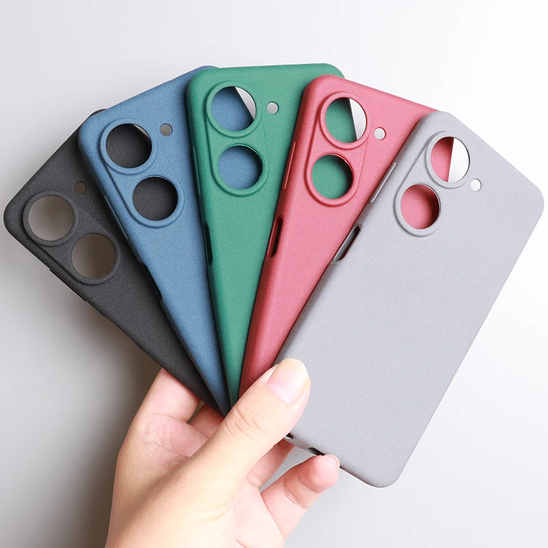 Voor ASUS ZenFone 10 9 Case Ultradunne Zachte TPU Matte Beschermende Achterkant Anti-Slip Cover Voor zenfone 9ški