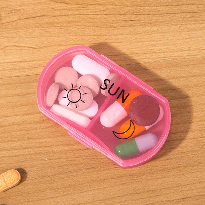 14 gitre ugentlig opbevaring pille 7 dage medicin bakke vitamin tablet taske boks organisator
