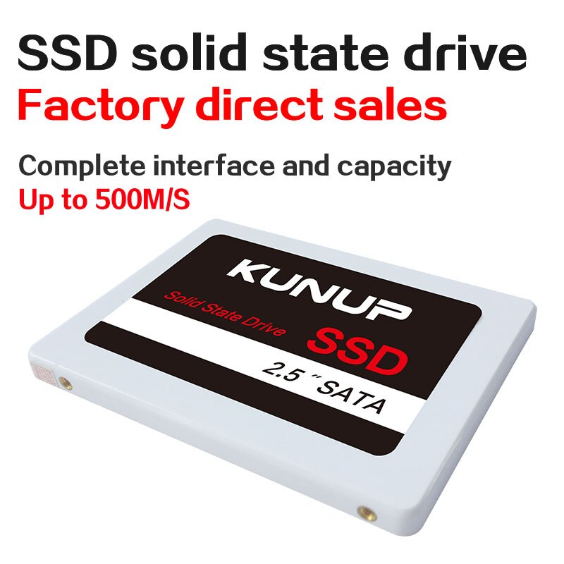 Disque dur SSD, sata ii, avec capacité de 120 go, 128 go, 180 go, 240 go, 256 go, 360 go, 480 go, 1 to, pour ordinateur portable, 2.5 go, 960 go