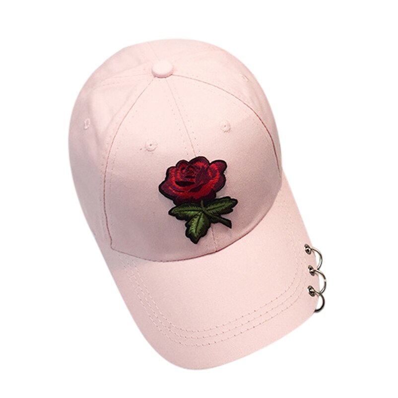 Rozen Mannen Vrouwen Baseball Caps Lente Zomer Zon Hoeden voor Vrouwen Solid Snapback Cap Dad Hoed