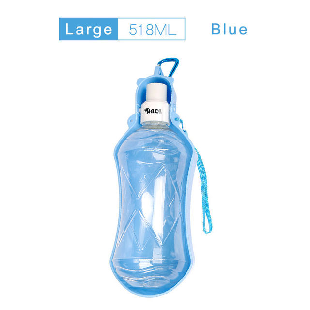 Bouteille d'Eau Pliable en Plastique pour Chien et Chat, Filles de Voyage pour Chiot, Tasse d'Extérieur, Distributeur, 280, 518ml