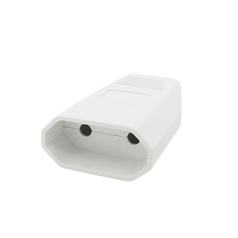 Europese Plug Elektrische Plug 2 Pin Vde Stekker Voor Lamp Decoratie 2.5A 220V Assemblage Stekker: Female white