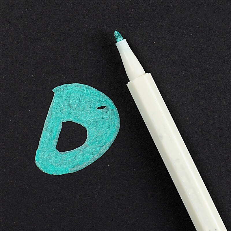 Bricolage eau craie stylo aquarelle Gel stylo pour tableau noir marqueur stylo pour l'album Photo de mariage Scrapbooking Gel stylos papeterie: Green