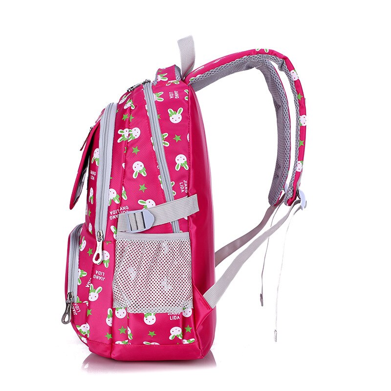 Schooltas dames meisjes sthdent canvas preppy stijl schoudertas boekentas pure kleur bloemen tas schoolreis rugzak