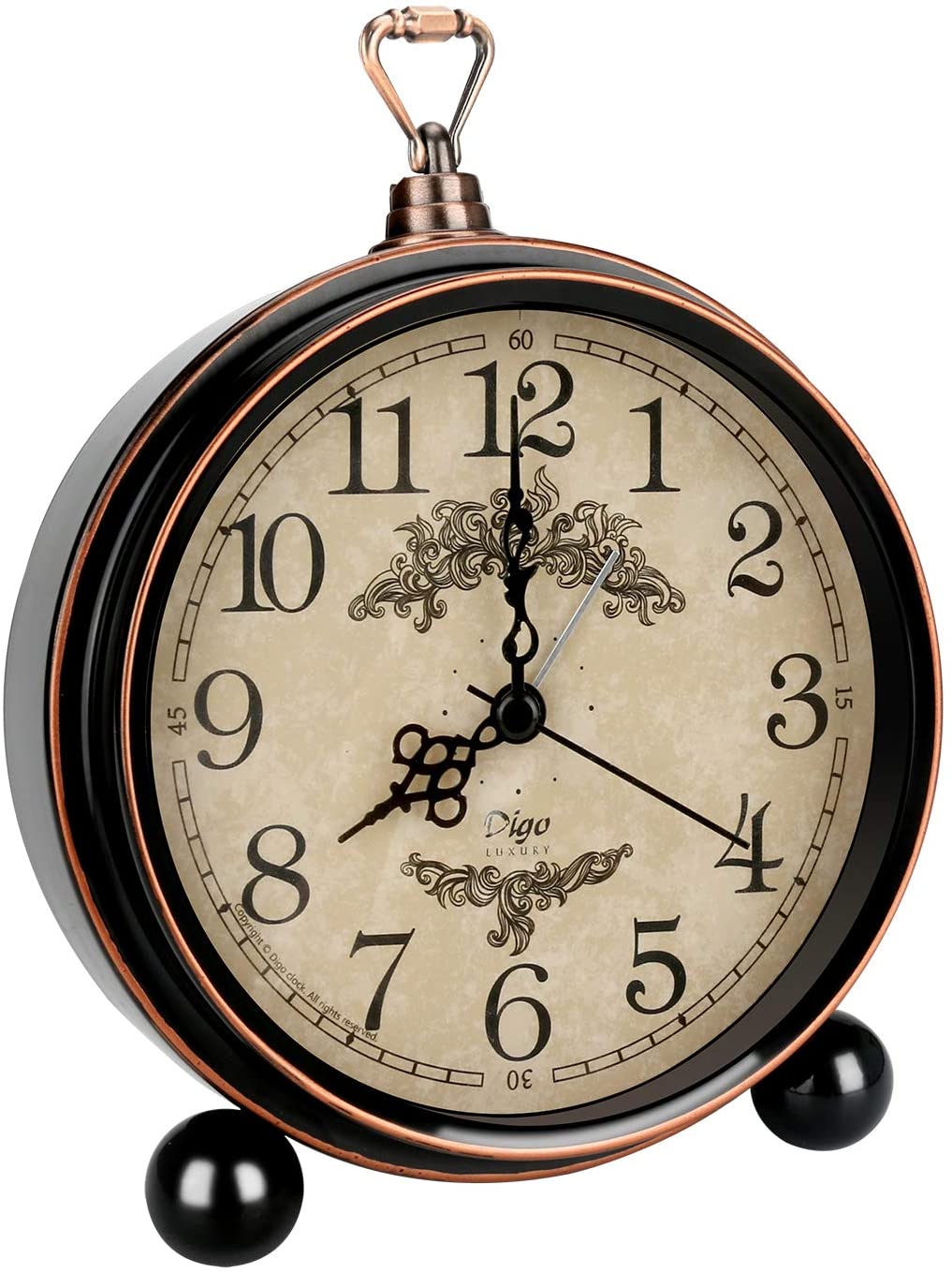 Clock 5.3 Inches Retro Alarm Clock for Bedroom Vin... – Grandado
