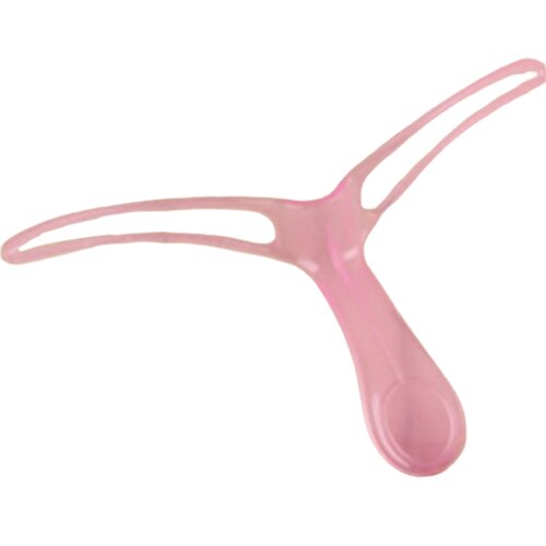 1Pc Populaire Wenkbrauw Stencil Vrouwen Dame Wenkbrauw Shaper Make-Up Kit Tool: Roze