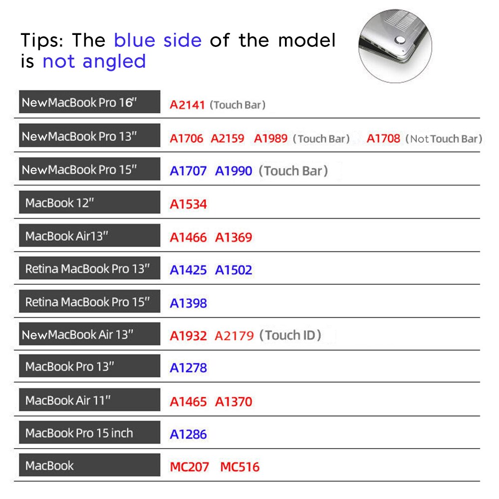 Transparent PC Case For Macbook Pro Retina 13 15 Retina 12 Air 11 13 Shockproof Hard Plastic Protective Shell Cover For MacBook
