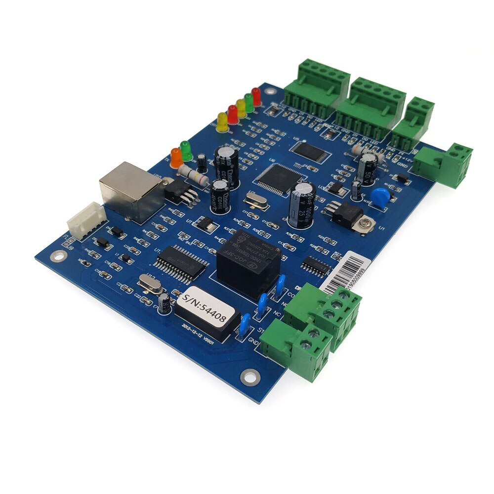 Wiegand controller,TCP IP einzel Tür Access Controller 20K Benutzer 100K Veranstaltungen, suport multi-zugang funktion, Feuer Alarm etc.sn:B01