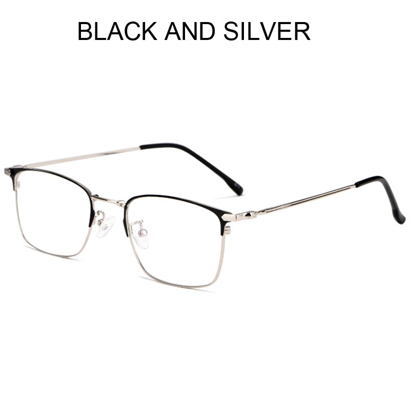 Handoer Full Rim Optical Glasses Frame for Women Eyewear Spectacles Glasses Optical Prescription Frame Vintage Eyewear, 2 Styles: 1591 Black Silver