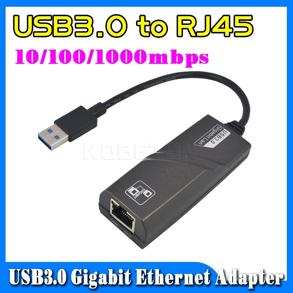 Adaptador de placa de rede externa usb3.0 para rj45, adaptador usb 3.0 10/100/1000mbps gigabit ethernet para windows vista xp 7 8 para mac os