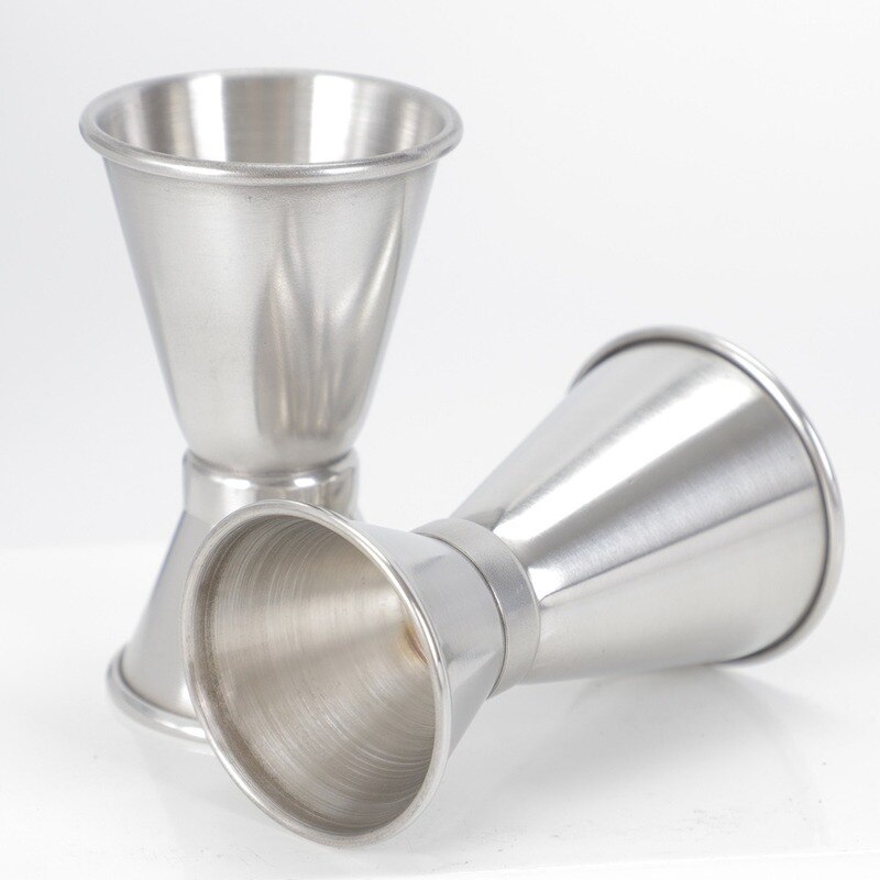 15/30ml 304 Stainless Steel Curling Wine Glass Ounce Cup Measuring Cups Gram Flour Measuring Cup