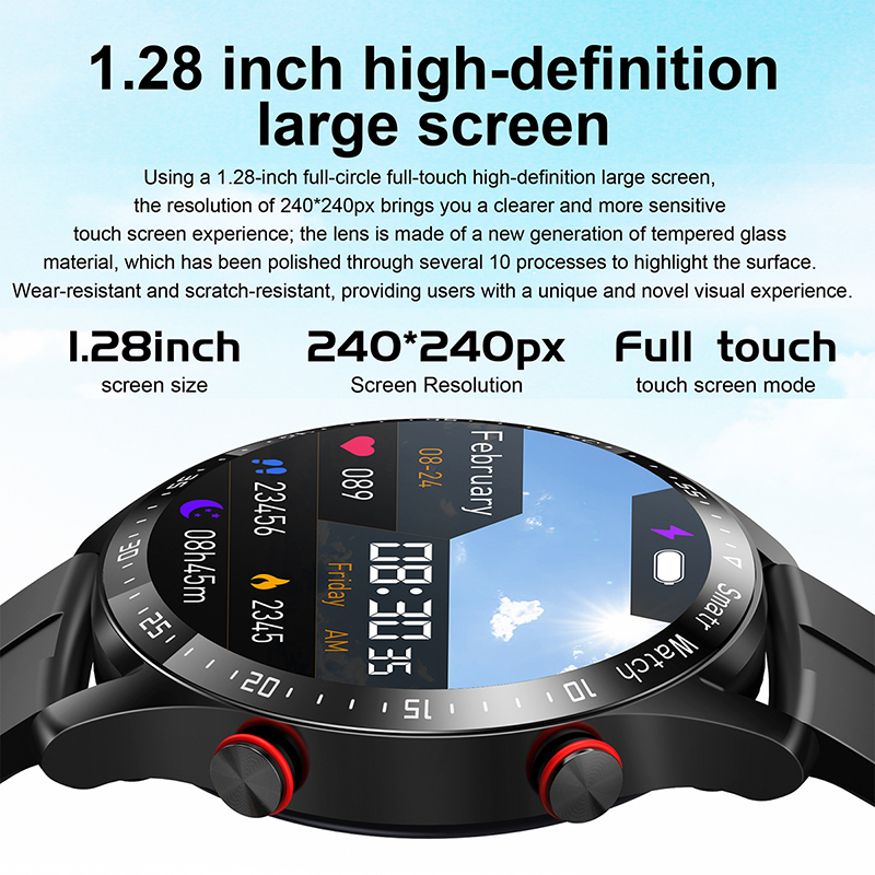Orologio 4 Smartwatch da uomo ECG + PPG Frequenza cardiaca Sport Fitness Orologio sportivo Impermeabile Chiamata Bluetooth Smart Watch 2024 Nuovo