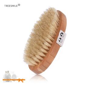 Droog Lichaam Borstel Massage Bad Borstel Exfoliërende Lange Handvat Hout Body Douche Borstel Body massage SPA Droge Borstel D40: Style 5