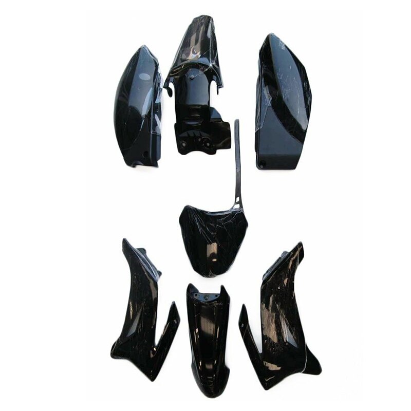 For YAMAHA TTR 110 fender Guard Fairing plastics Kit 125cc/140cc/150/160CC PIT PRO Trail Dirt Bike: Black