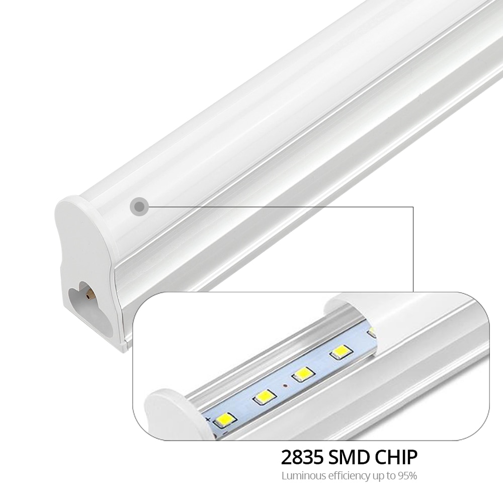 T5 Integrated LED Tube 220V Fluorescent Led Tube Lamp 2835 SMD 5W 29cm / 9W 57cm Under kitchen cabinet Bar light