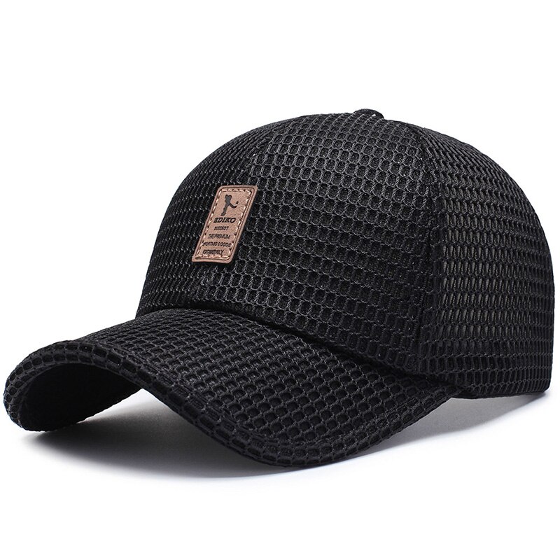 Adult Unisex Mesh Baseball Caps Adjustable Cotton Breathable Comfortable Sunshade Sun Hat Snapback Caps Gorras