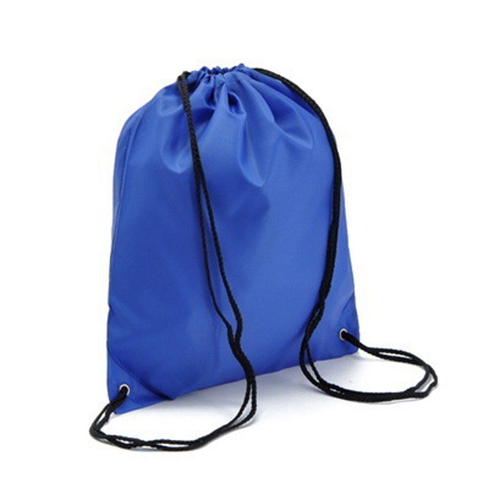 Portable Sports Bag Thicken Drawstring Belt Riding Backpack Gym Drawstring Shoes Bag Clothes Backpacks Waterproof