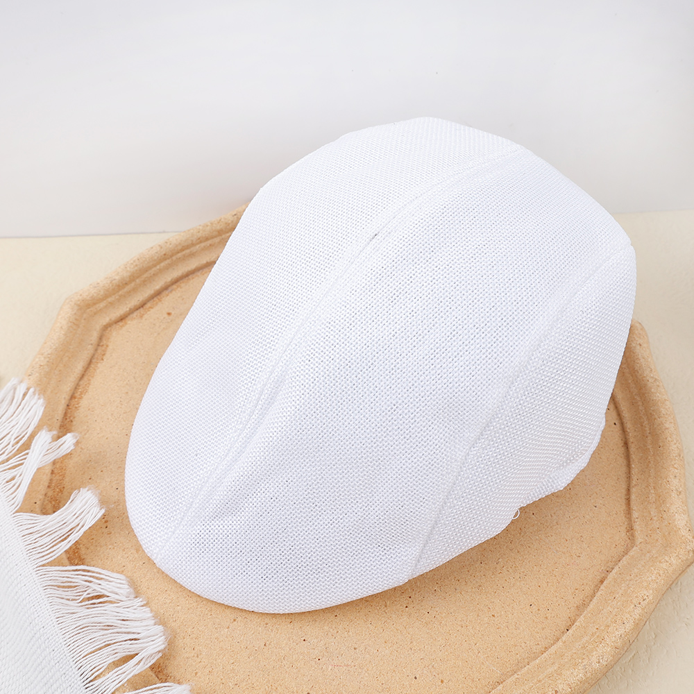 Men Summer Breathable Mesh Hats Caps Outdoor Gorros Sun Hats Flat Cap Unisex Adjustable Caps Gorras: green