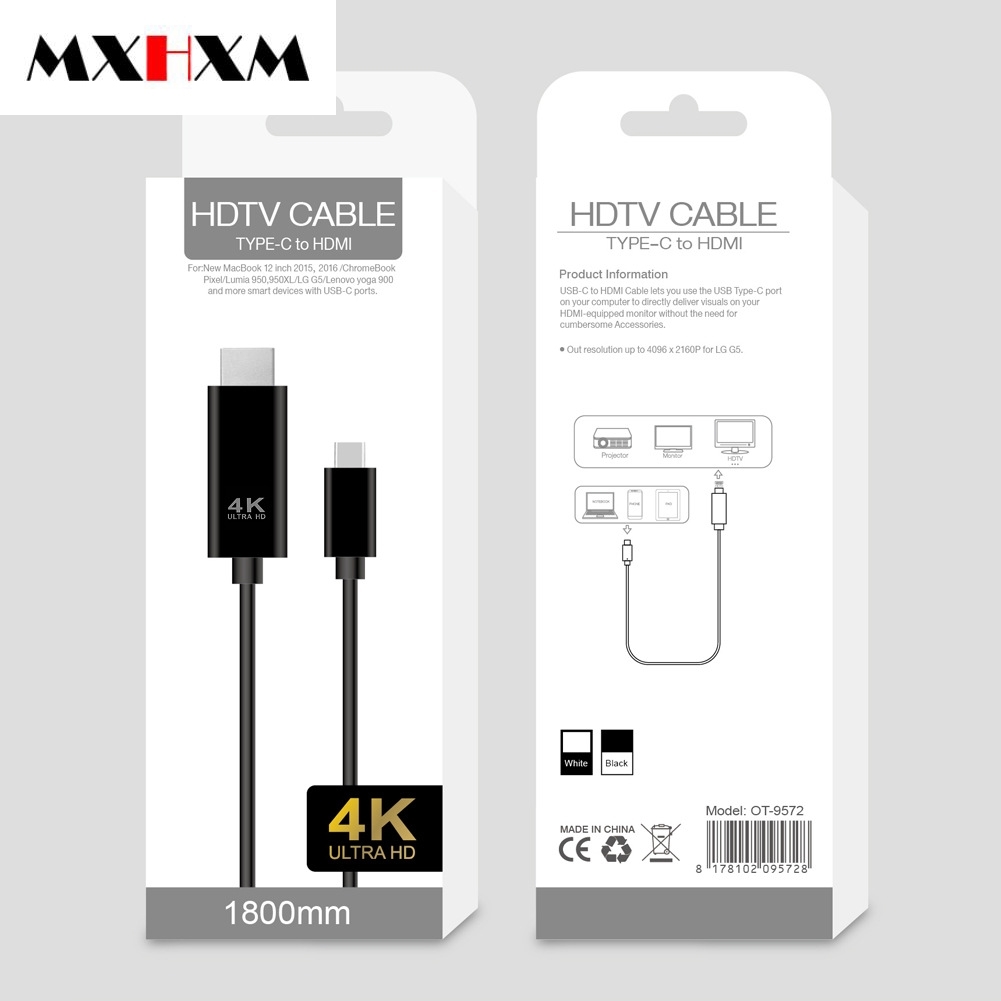 type-c To hdmi Same Ccreen Line USB-C To HDMI Mobile Phone Tablet Connected to TV HDMI Cable