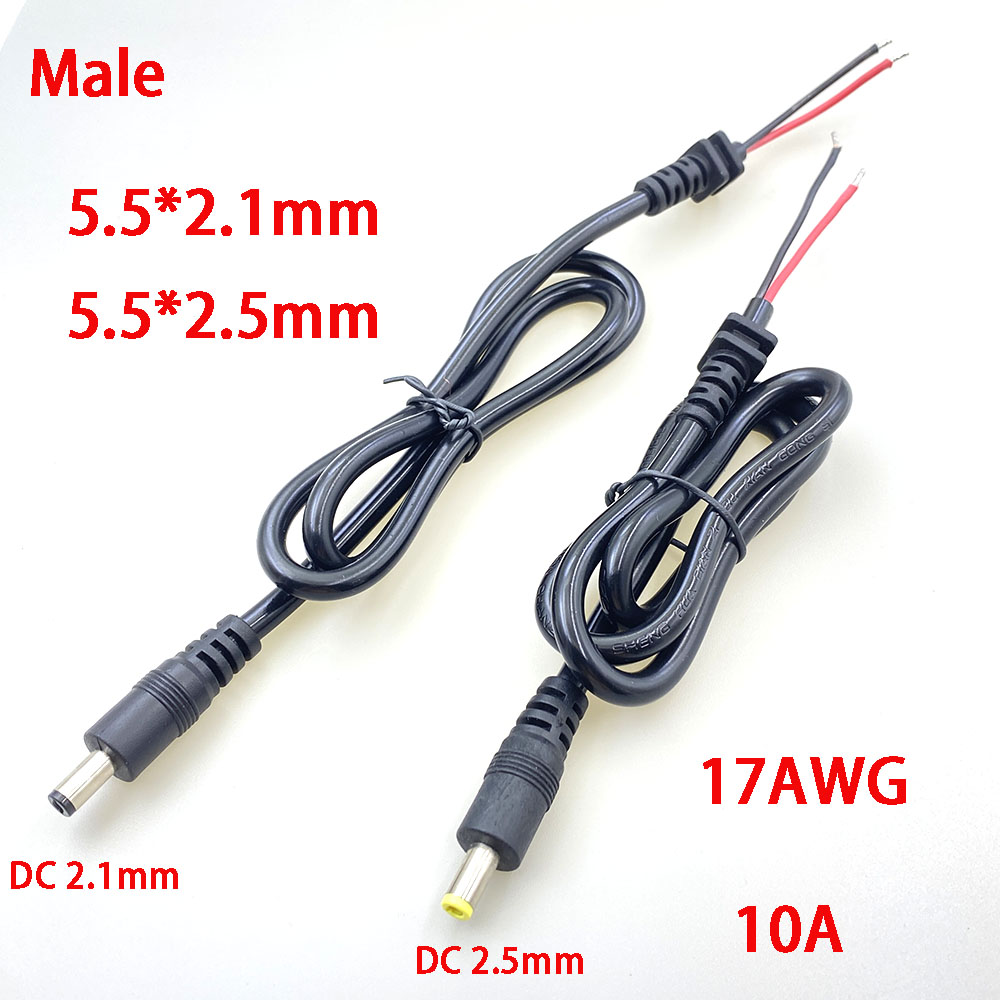  Electric Bicycle Charging Head Lithium Battery Output Line 60V Round Male and Female Base DC Charger Plug Socket RCA Connector