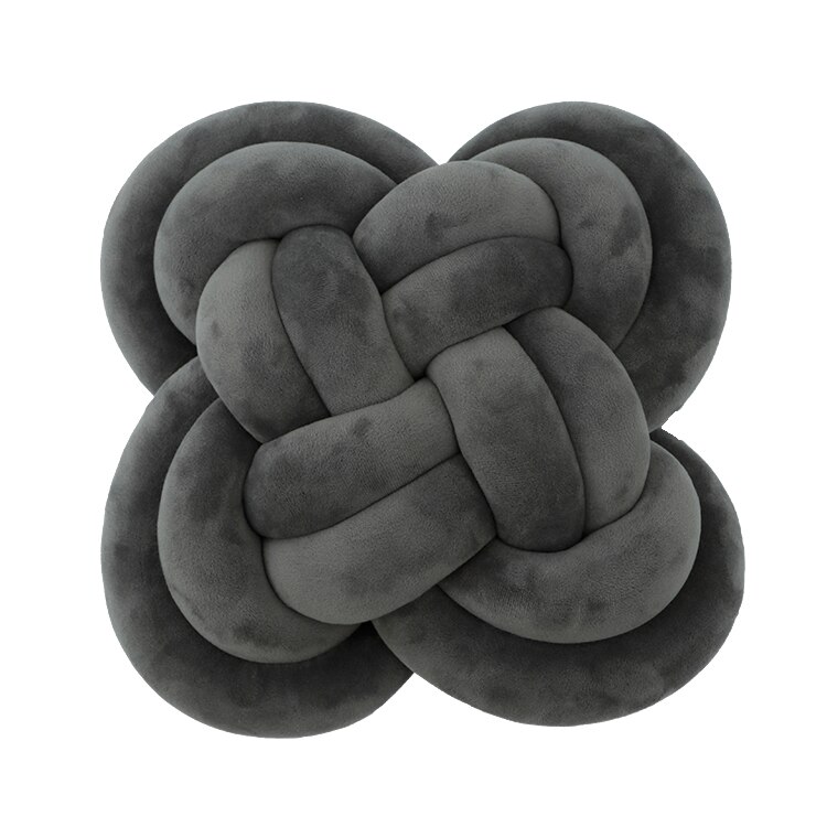Bumpers Kussen Knoop Kussens Baby Knuffel Kussen Wieg Bumper Weven Bescherming Kussen Pad Accessoires YYJ006: YYJ006N