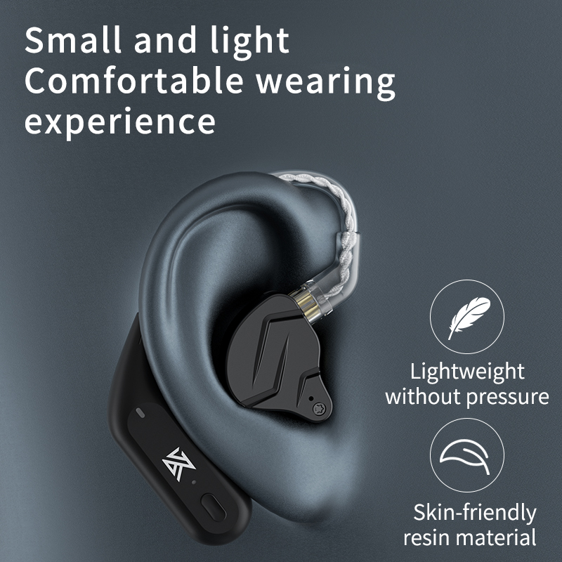 KZ AZ09 HD Bluetooth 5.2 Wireless Upgrade Cable Earphones Headset Ear Hook With Charging Case For KZ ZAX DQ6 ZSN ZSX CA16 VX MT1