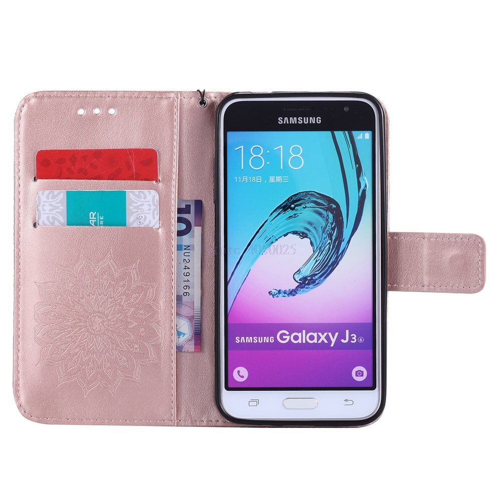 Case Cover Voor Samsung Galaxy J3 J 3 J320 J320F J320FN Portemonnee Flip Telefoon PU Lederen Coque SM-J320 SM-J320H SM-J320F/DS Capa