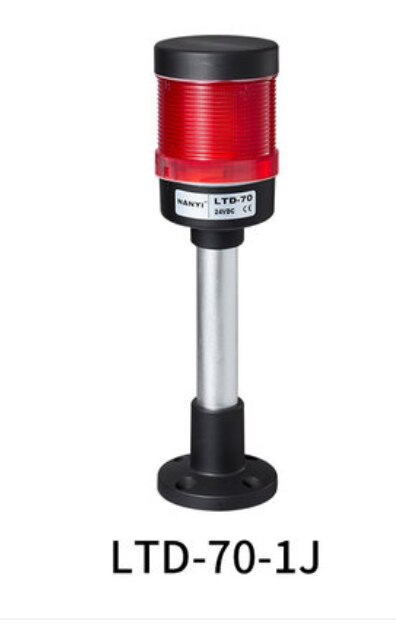 Tour de signalisation à Led, diamètre 70mm, 24V, lumière rouge, jaune, verte, multi-couches, piles, voyants d'alarme, lampe d'avertissement pour Machine industrielle: 1 stack with Buzzer