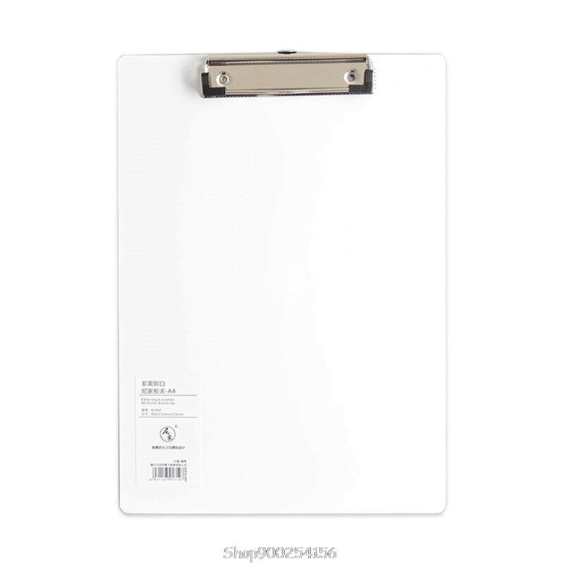 Simple A4 A5 Notepad Memo Pad Board Clip Loose-leaf Notebook File Writing Clamps Office School Supplies N17 20: Pink