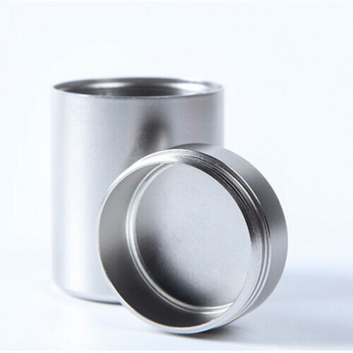 Premium fly aluminium lufttæt opbevaringsbeholder 1.3 tommer multi-brug vakuumforsegling bærbar opbevaringsbeholder 70ml