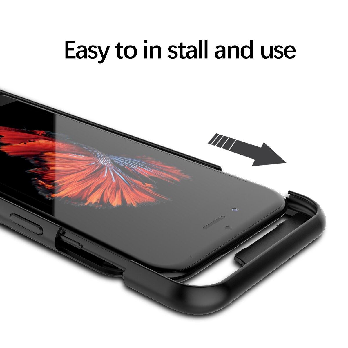 CASEWIN For iPhone 6 6s 7 8 5 5S Battery Charger Case 4000mAh External Backup PowerBank Charging Case For iPhone 6S Battery Case