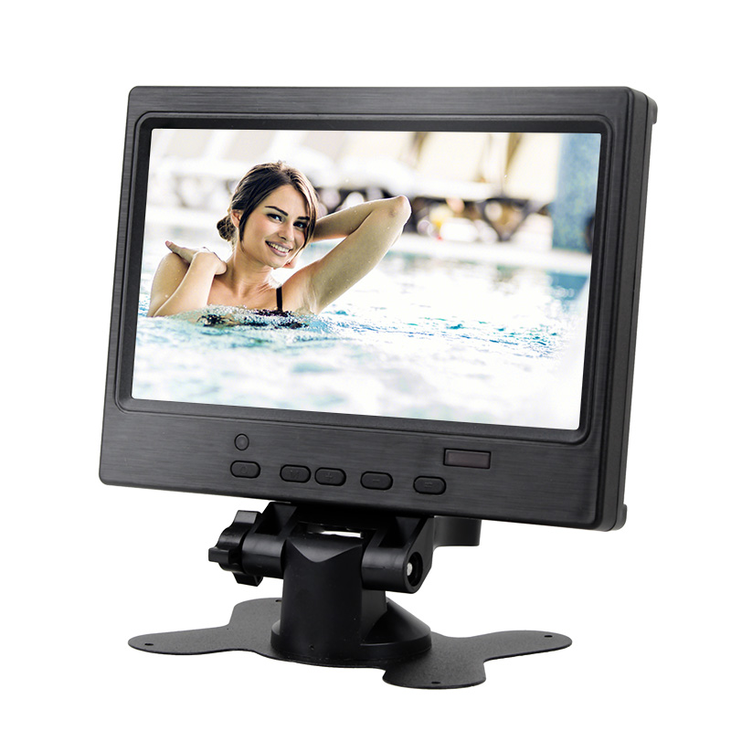 7 inch hd draagbaar scherm hdmi-compatibel ips 1024*600- scherm av cctv-monitor voor raspberry pi vga d-sub achteruitrijcamera