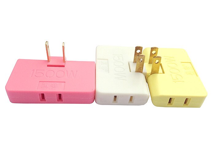 Plug 180 degree rotatable one turn three power con... – Grandado