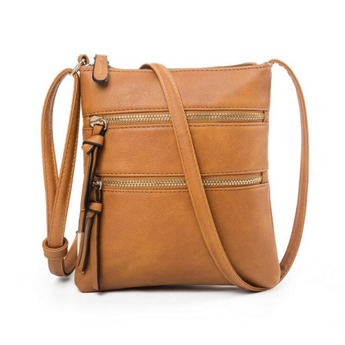 REPRCLA – sac à main de styliste pour femmes, sacoche multifonctionnelle en 10 couleurs, à bandoulière: brown