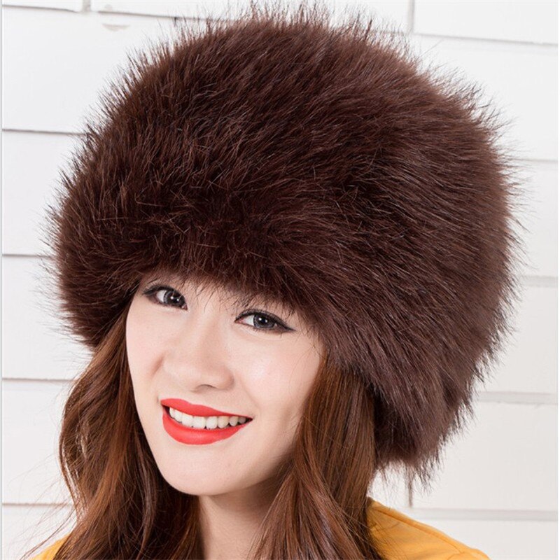 Vrouwen Hoeden Vrouwen Hoed Winter Caps Meisjes Hoeden Faux Vossenbont Cap Prinses Stijl Hoeden Warm Fur Hoofddeksels Kerst gifts001: Color13