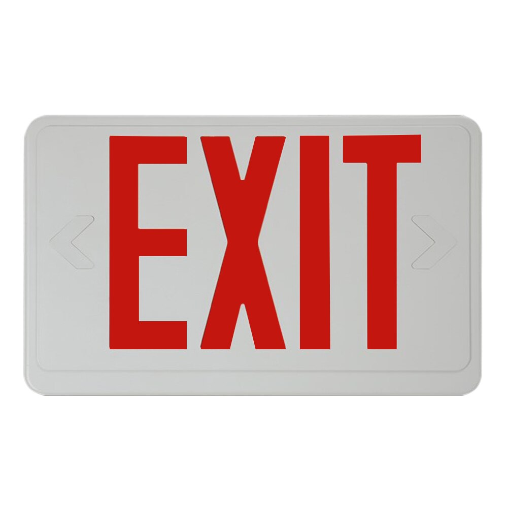 Emergency Lamp Electric Exit Sign With Battery Backup Light Letter Led Indicator Completely Self-contained Fully Automatic Low: Default Title