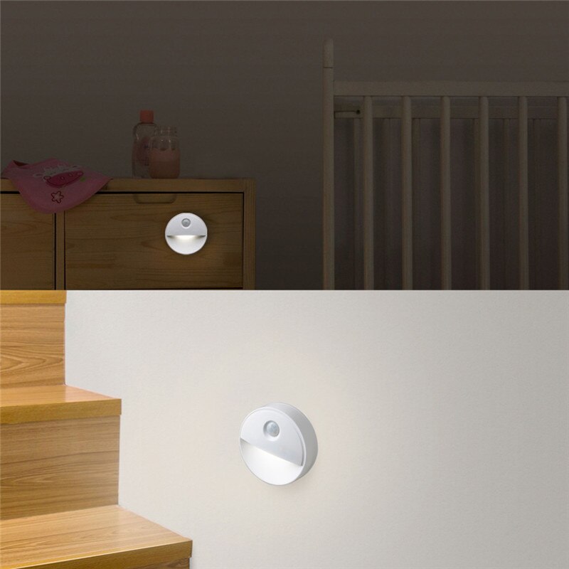 LED Ronde Lichaam Sensor Licht Creatieve lamp Controle Oogbescherming Bed Vreemde Slimme Nachtlampje lamp met motion sensor