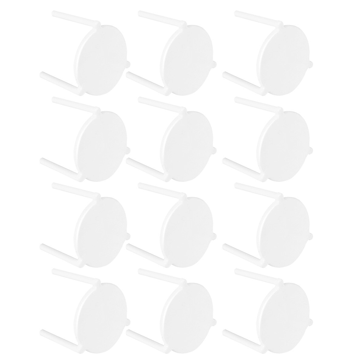 100pcs Pizza Saver Stand White Plastic Tripod Stack for Restaurant Container: Default Title