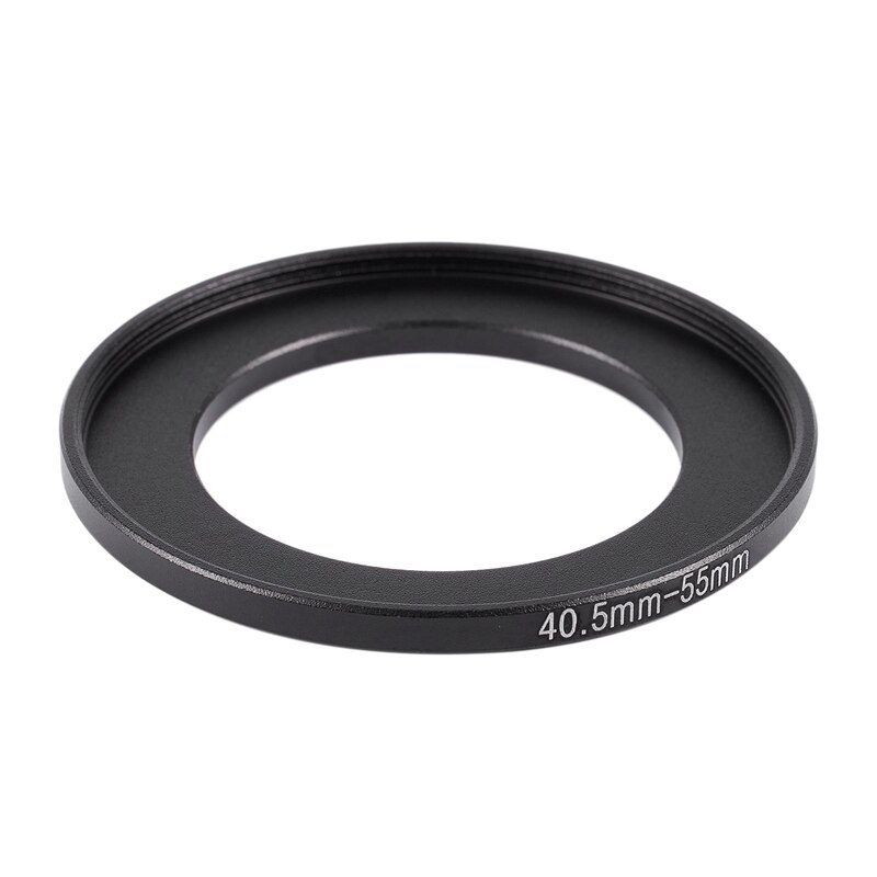 2 stück kamerareparatur-metall-Schritt-hoch-filterringadapter  - 40.5mm-58mm & 40.5mm-55mm
