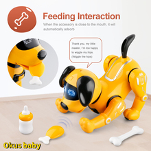 Intelligent Remote Control Robot Dog Early Education Children Programmable Handstand Demonstration Dog Birthday