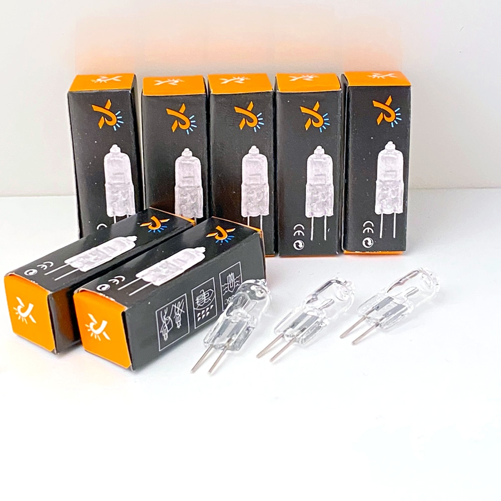 20x mini  g4 energibesparende wolfram halogen jc type pærer lampe  dc12v 20w g4 spotlight til krystal lysekrone halogen lamper