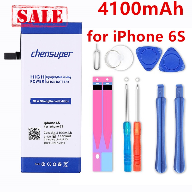 Chensuper 4100 Mah Batterij Voor Apple Iphone 6S Voor Iphone 6S Batterij Gratis Tools