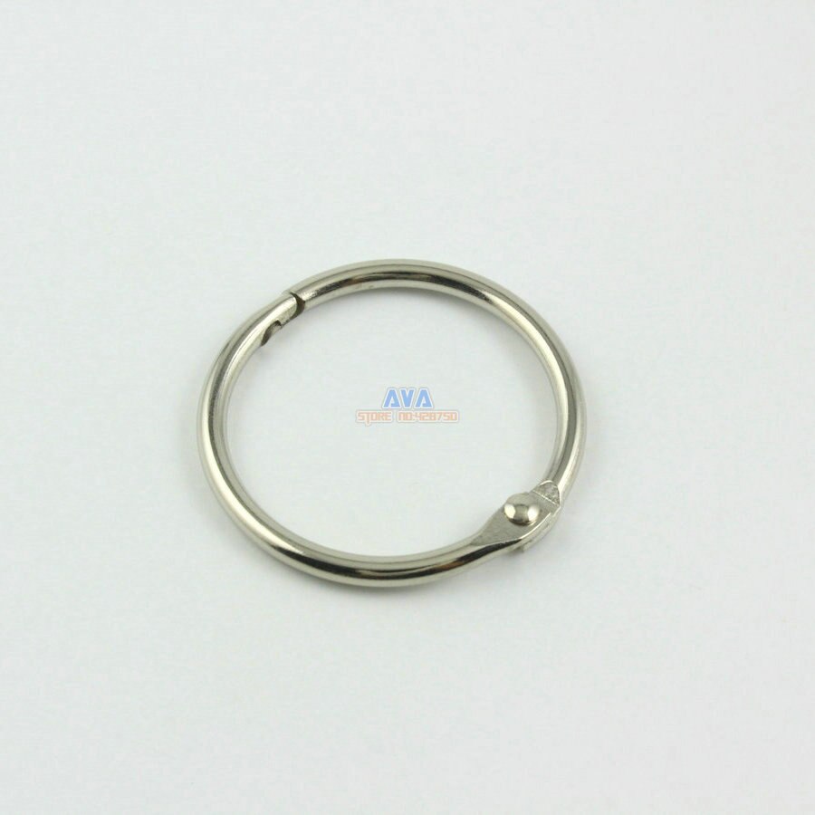 30 Pieces 32mm Metal Curtain Rings Curtain Open Rings Sliding Hook Rings