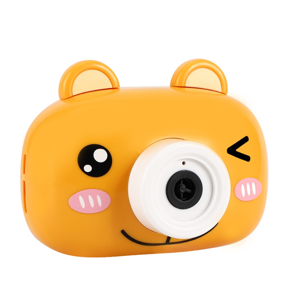 Kinderen Muziek Camera Bubble Speelgoed Automatische Bubble Blower Machine Speelgoed 100 Ml Speelgoed Voor Kids Kinderen Jongens Meisjes # C: Geel