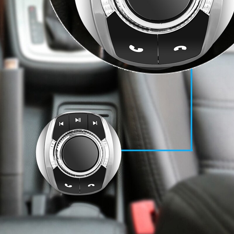Cup Shape with Led Light 8-Key Functions Car Wireless Control Button for Car Android Navigation Player